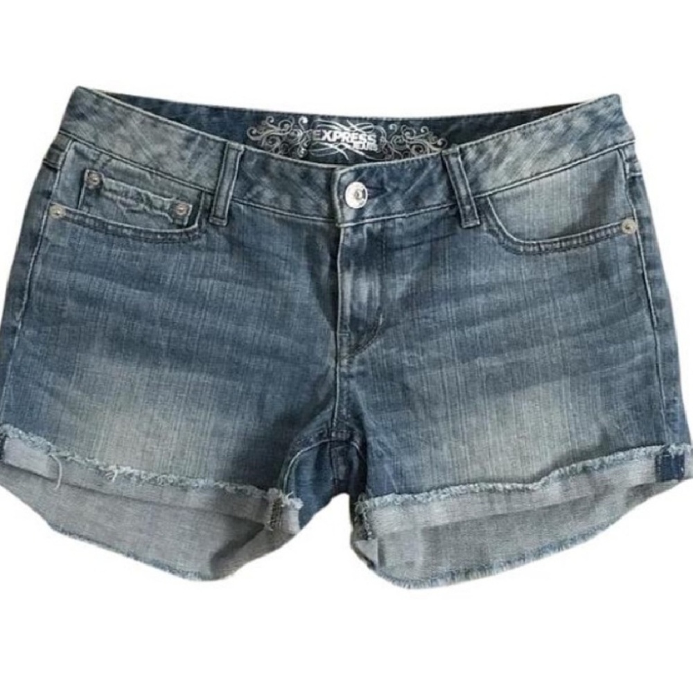 Express denim shorts